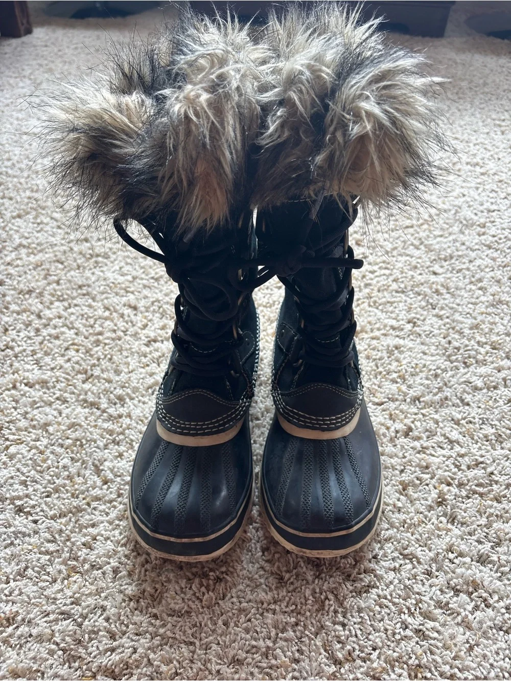 Sorel Joan of Arctic Boots Black Sz 7